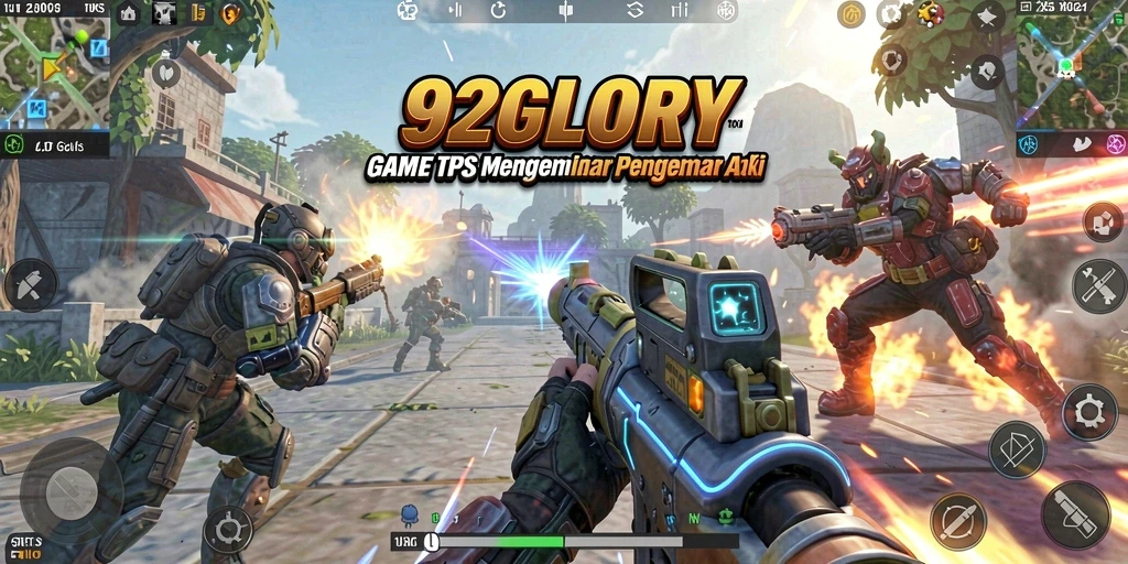 Tampilan gameplay TPS yang mendebarkan dari 92GLORY.