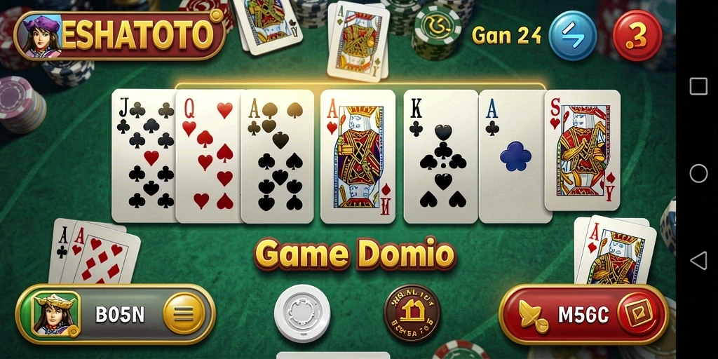 Tampilan gameplay ESHATOTO yang seru dan interaktif.