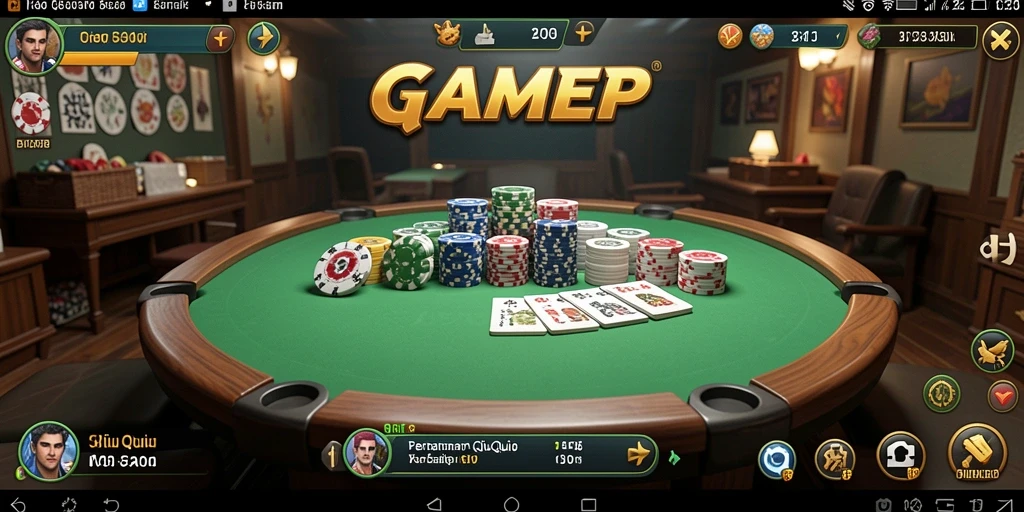 Screenshot GAMERP menampilkan gameplay QiuQiu yang mendebarkan dan seru.