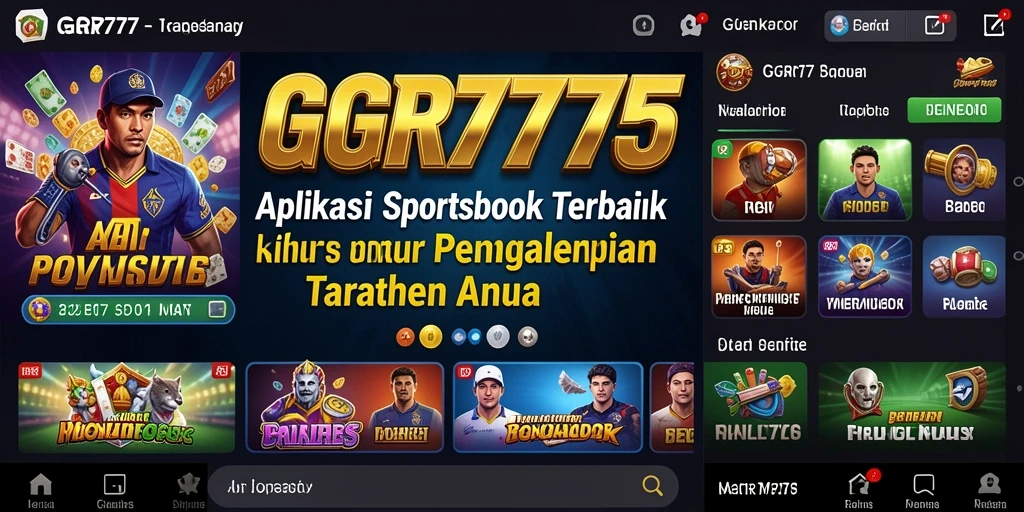 Tampilan screenshot GGR7777 menampilkan fitur taruhan olahraga yang menarik.