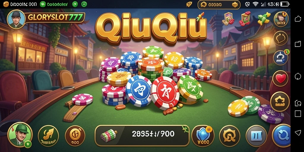 Screenshot gameplay QiuQiu yang menarik di GLORYSLOT777.