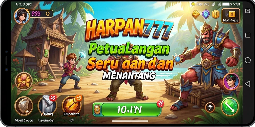 Tampilan menarik dari gameplay HARAPAN777 yang penuh aksi.