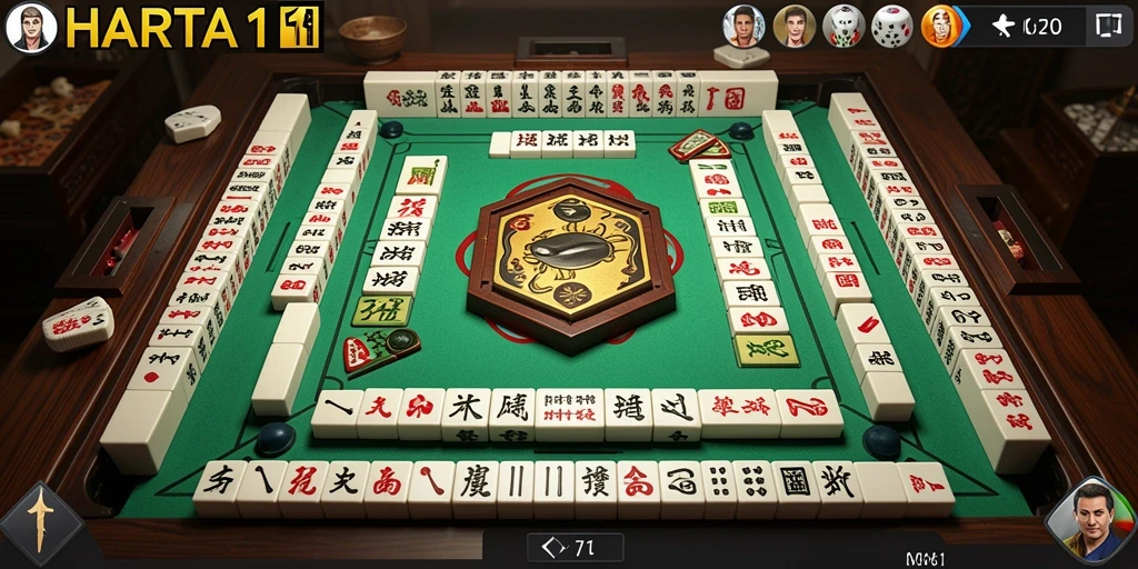 Gameplay HARTA11 yang seru dengan grafis Mahjong menakjubkan.