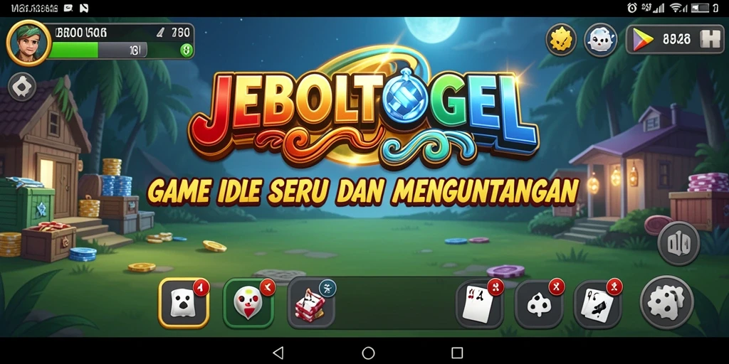 Tampilan utama gameplay JEBOLTOGEL yang menarik dan interaktif.
