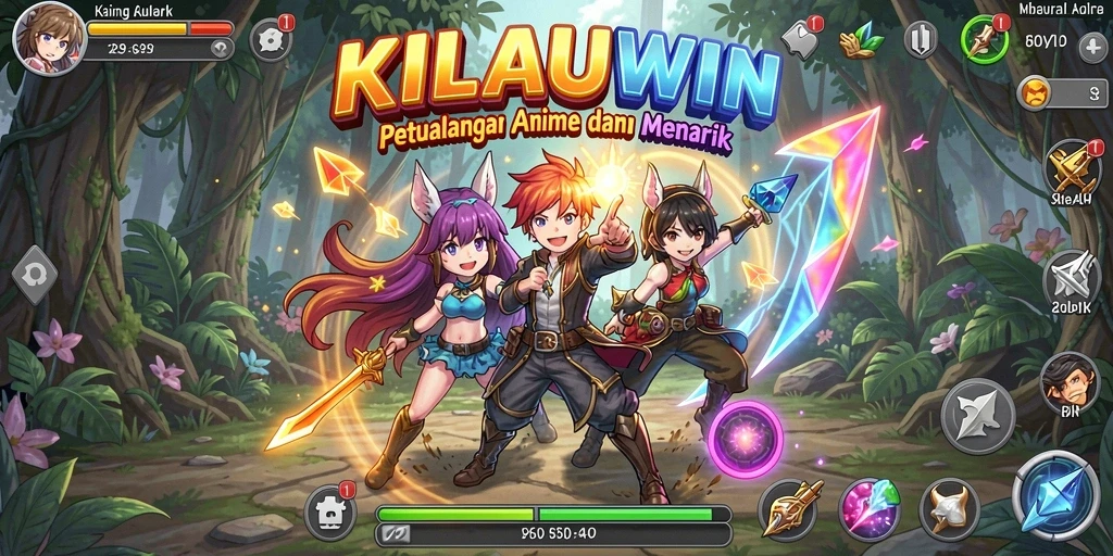 Tampilan gameplay <strong>KILAUWIN</strong> yang memukau dari dunia anime.