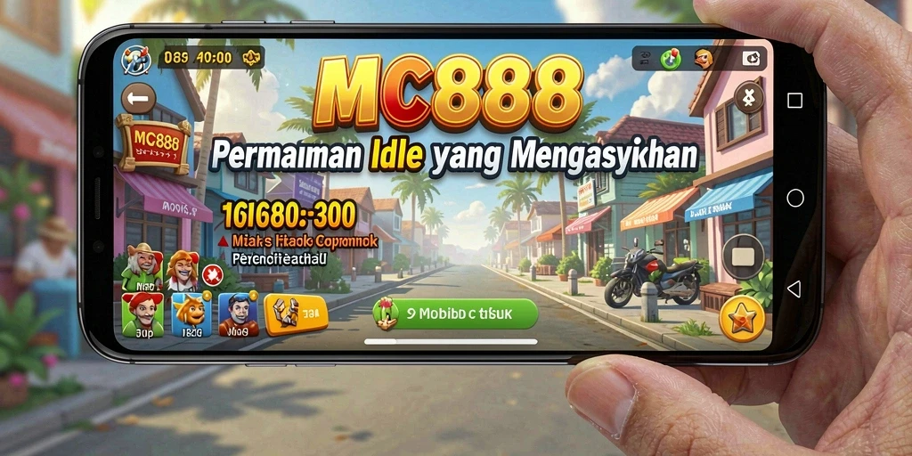 Tampilan gameplay MC888 yang menarik dengan berbagai karakter dan item.