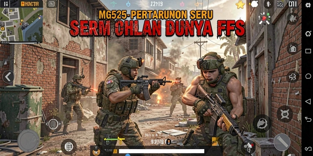 Gameplay seru MG525 dengan aksi tembak-menembak yang mendebarkan.