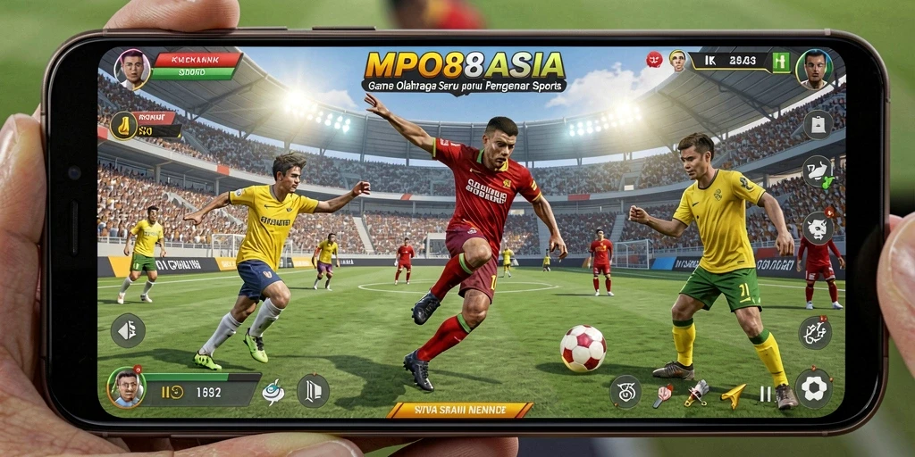 Screenshot permainan MPO88ASIA menunjukkan aksi seru dalam permainan olahraga.