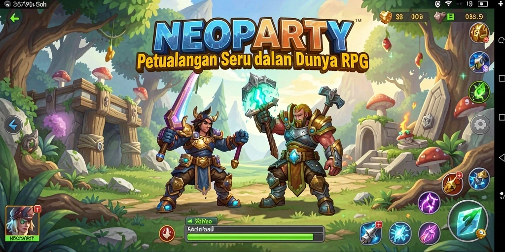 Gameplay seru di NEOPARTY dengan grafis menawan.