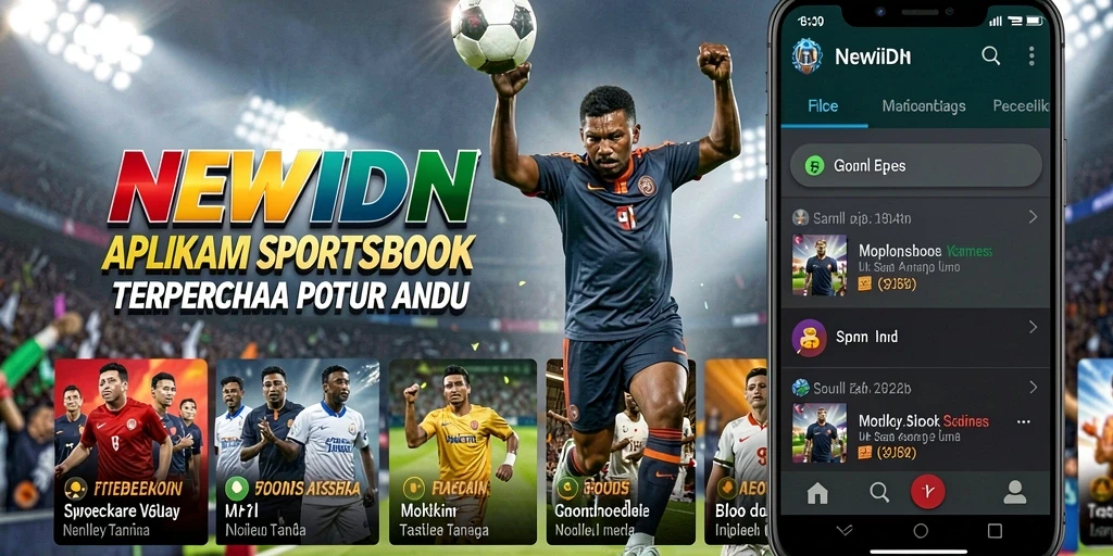 Tampilan gameplay NEWIDN dengan taruhan olahraga yang seru.