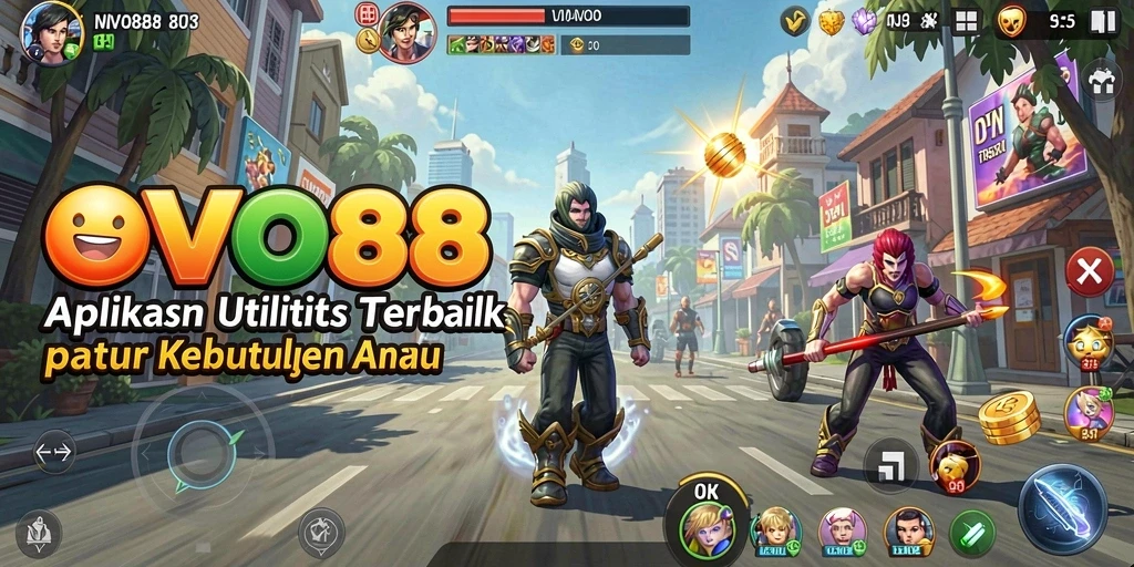 Tampilan antarmuka OVO88 yang intuitif dan mudah digunakan.