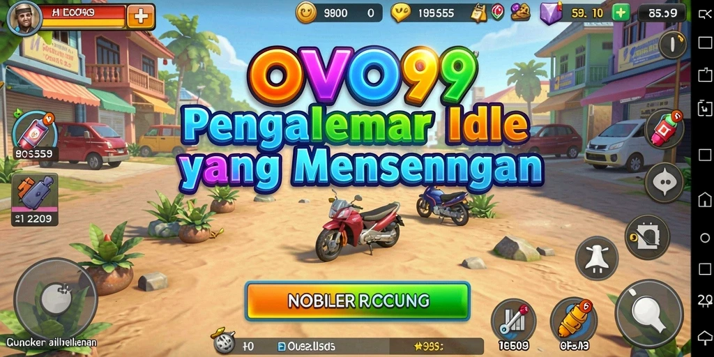 Tampilan gameplay OVO99 dengan fitur Idle yang menarik dan intuitif.