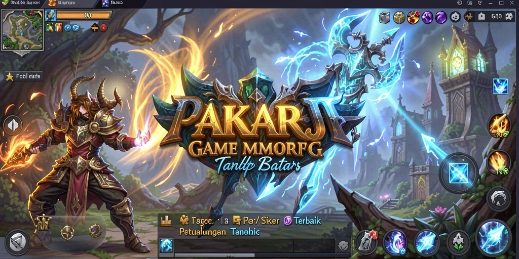 Screenshot gameplay PAKARJP menunjukkan aksi pertarungan yang mendebarkan.