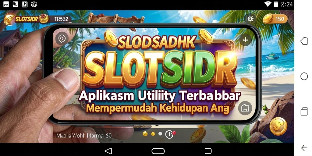 Tampilan utama aplikasi SLOTSIDR dengan fitur pengelolaan tugas yang intuitif.