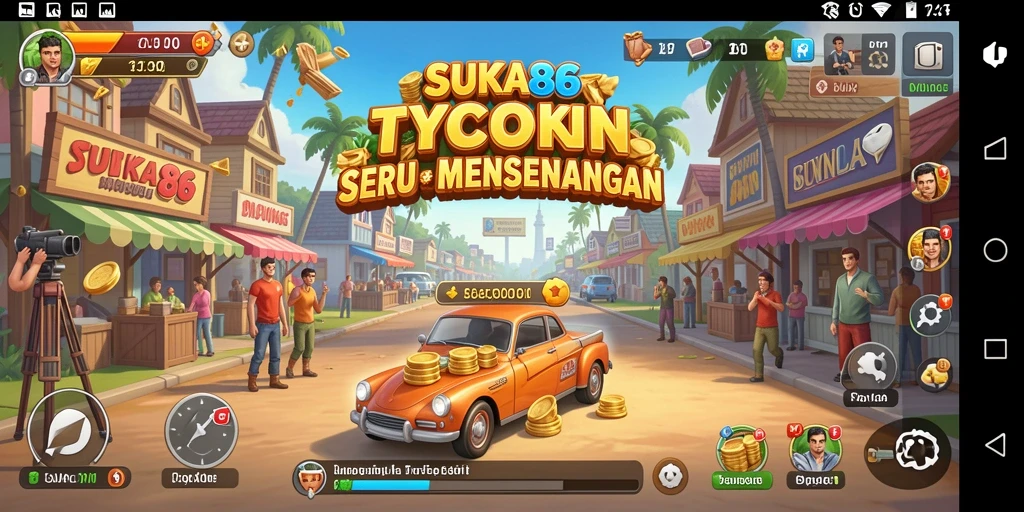 Tampilan gameplay SUKA86 yang mencerminkan keseruan Tycoon.