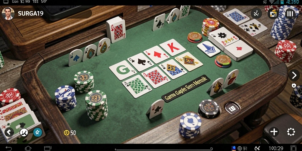 Screenshot gameplay SURGA19 yang penuh strategi dan keseruan.