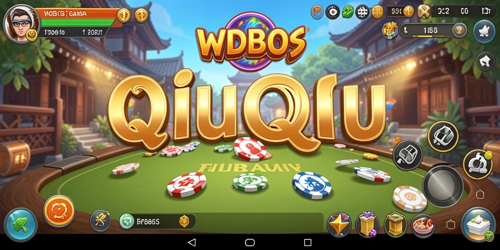 Screenshot WDBOS menampilkan aksi seru permainan QiuQiu.