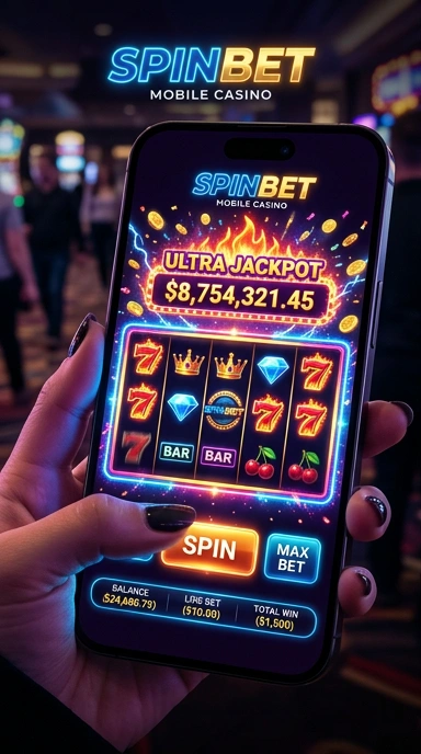 Tampilan antarmuka spinbet yang menarik.
